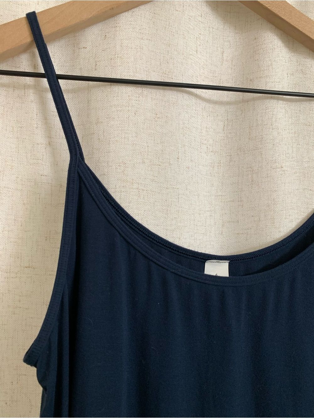 lululemon Modal Silk-Blend Navy Spaghetti-Strap Camisole size 6 - Picture 4 of 7